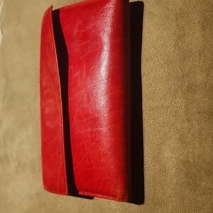 Renwick ranch Red leather wallet